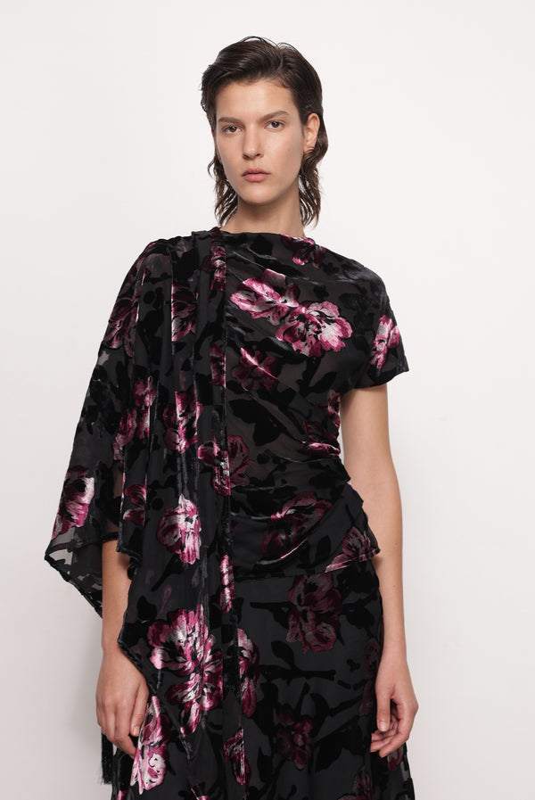 Sabina Musáyev MERCI SCARF PRE FALL WINTER 25/26 BLACK