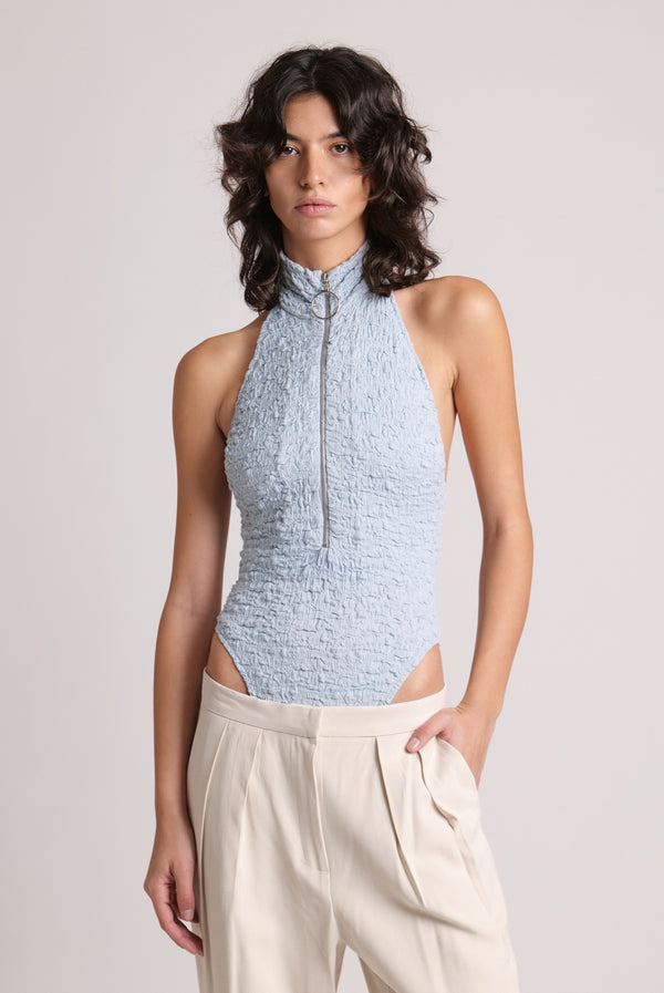 Sabina Musáyev MERLINE BODYSUIT SOFT CASUAL SKY BLUE