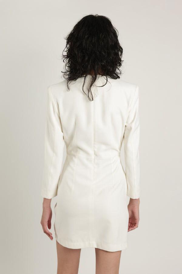 Sabina Musáyev MILES DRESS SUMMER SALE 50% OFF WHITE SNOW