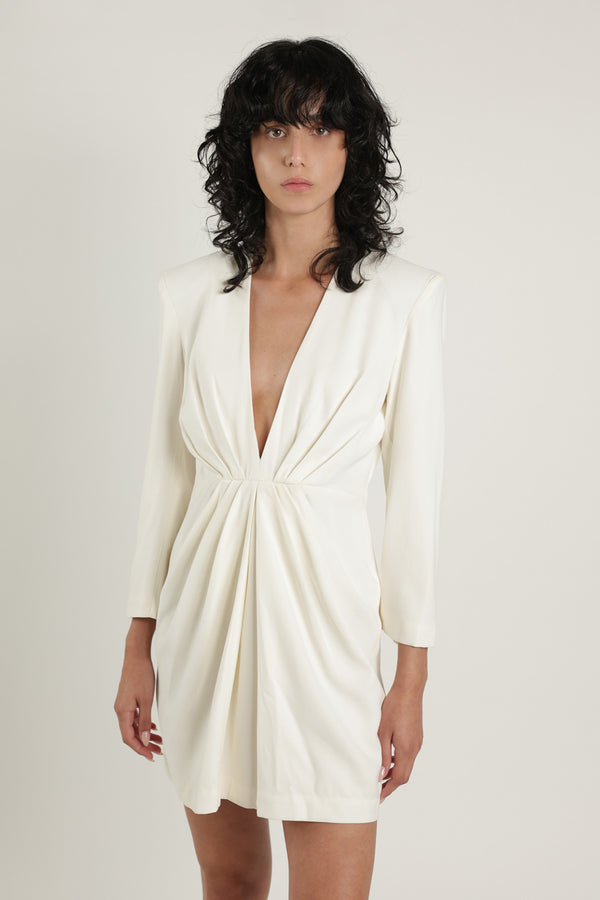 sabina musáyev MILES DRESS SUMMER SALE 50% OFF WHITE SNOW