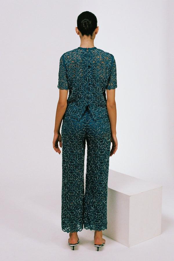 Sabina Musáyev MOLINA TOP PRE FALL WINTER 25/26 NAVY