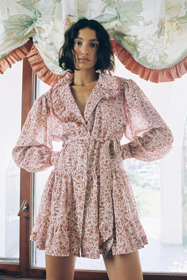 Sabina Musáyev MURIEL DRESS SOFT CASUAL GINGER PRINT