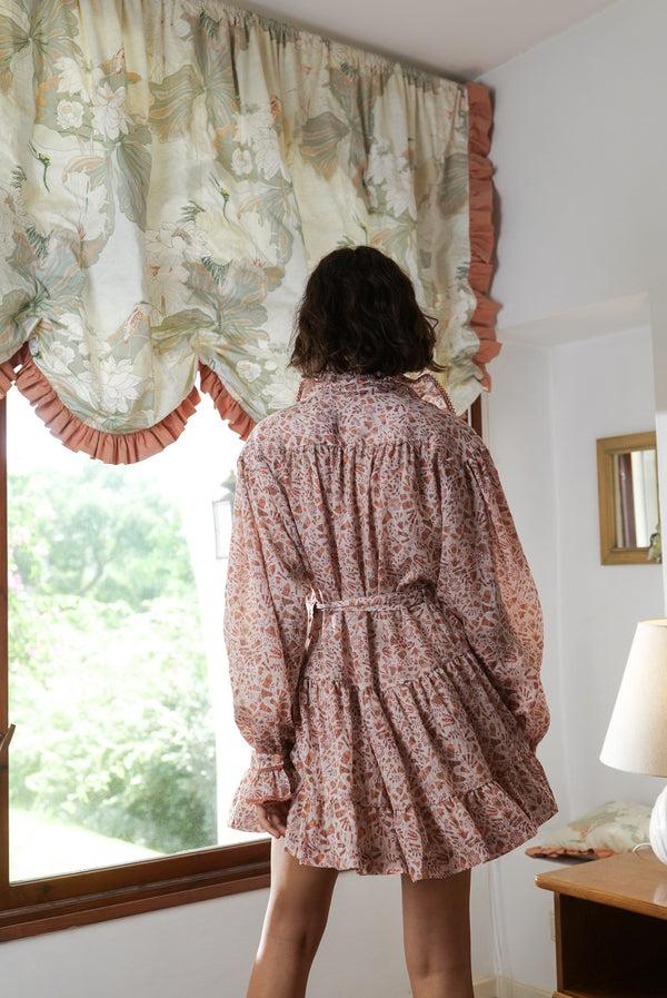 Sabina Musáyev MURIEL DRESS SOFT CASUAL GINGER PRINT