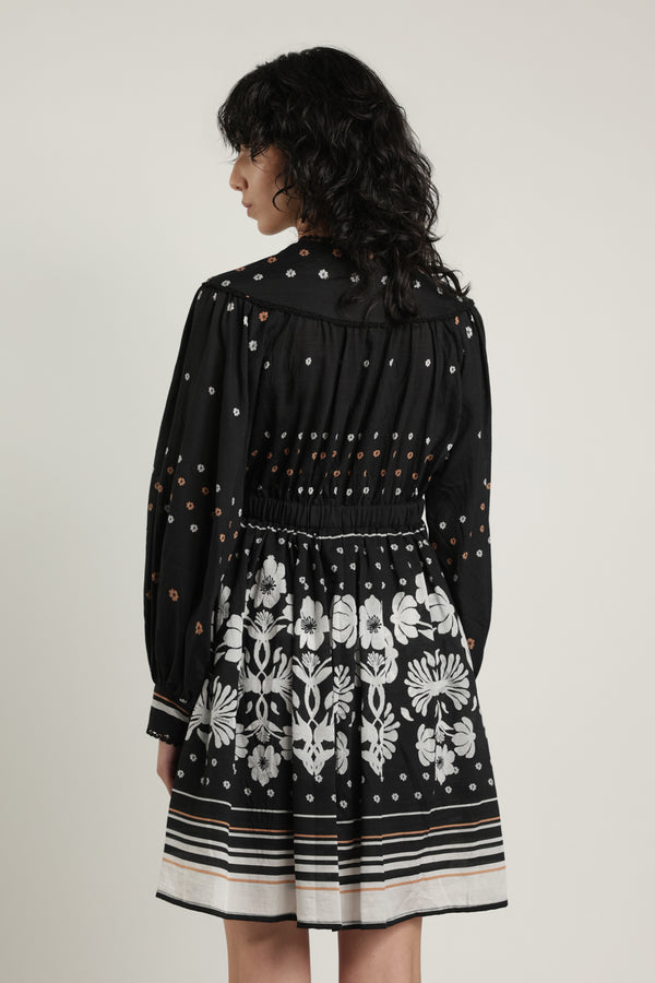 Sabina Musáyev NANA DRESS SUMMER SALE 50% OFF BLACK PRINT