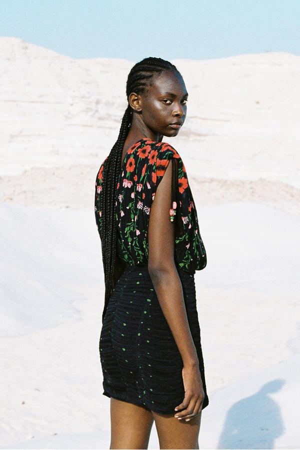 Sabina Musáyev NAYA DRESS SUMMER SALE 50% OFF BLACK PRINT