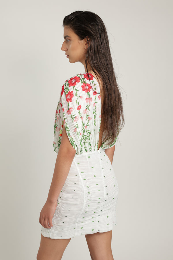 Sabina Musáyev NAYA DRESS SUMMER SALE 50% OFF WHITE PRINT