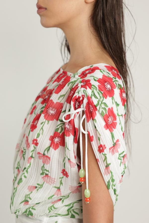 Sabina Musáyev NAYA DRESS SUMMER SALE 50% OFF WHITE PRINT