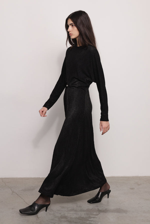 Sabina Musáyev NELLY DRESS PRE FALL WINTER 25/26 BLACK