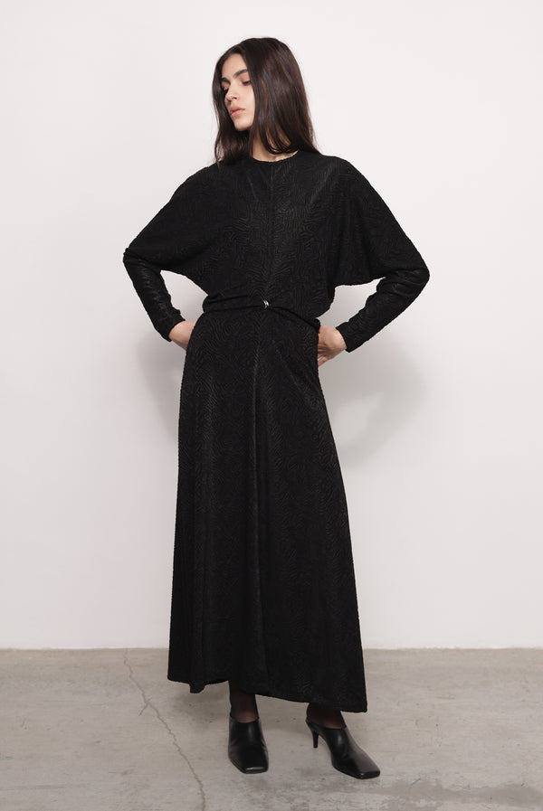 Sabina Musáyev NELLY DRESS PRE FALL WINTER 25/26 BLACK