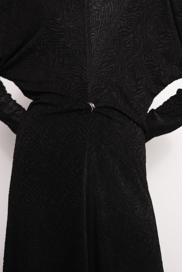 Sabina Musáyev NELLY DRESS PRE FALL WINTER 25/26 BLACK