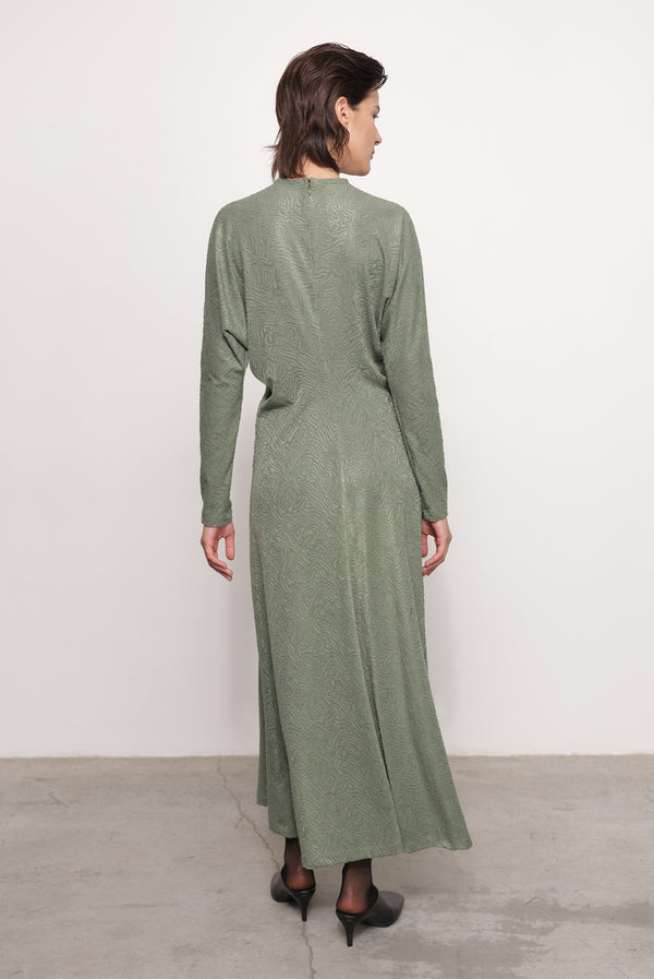 Sabina Musáyev NELLY DRESS PRE FALL WINTER 25/26 MATCHA