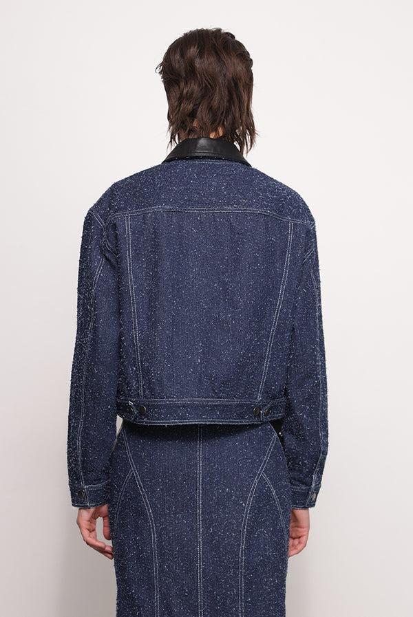 Sabina Musáyev NICHOLAS JACKET PRE FALL WINTER 25/26 DARK BLUE
