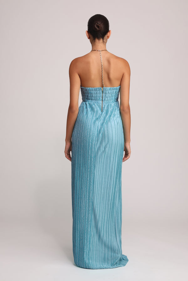 Sabina Musáyev NICOLA DRESS EVENING WEAR AQUAMARINE