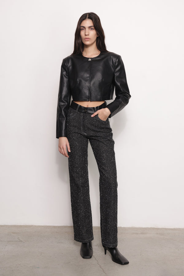 sabina musáyev OSTIN PANTS PRE FALL WINTER 25/26 BLACK