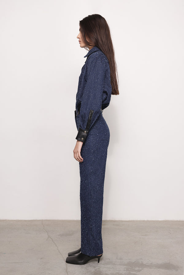 Sabina Musáyev OSTIN PANTS PRE FALL WINTER 25/26 DARK BLUE