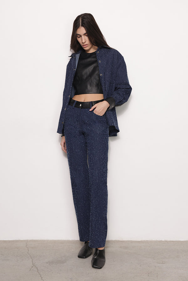 Sabina Musáyev OSTIN PANTS PRE FALL WINTER 25/26 DARK BLUE