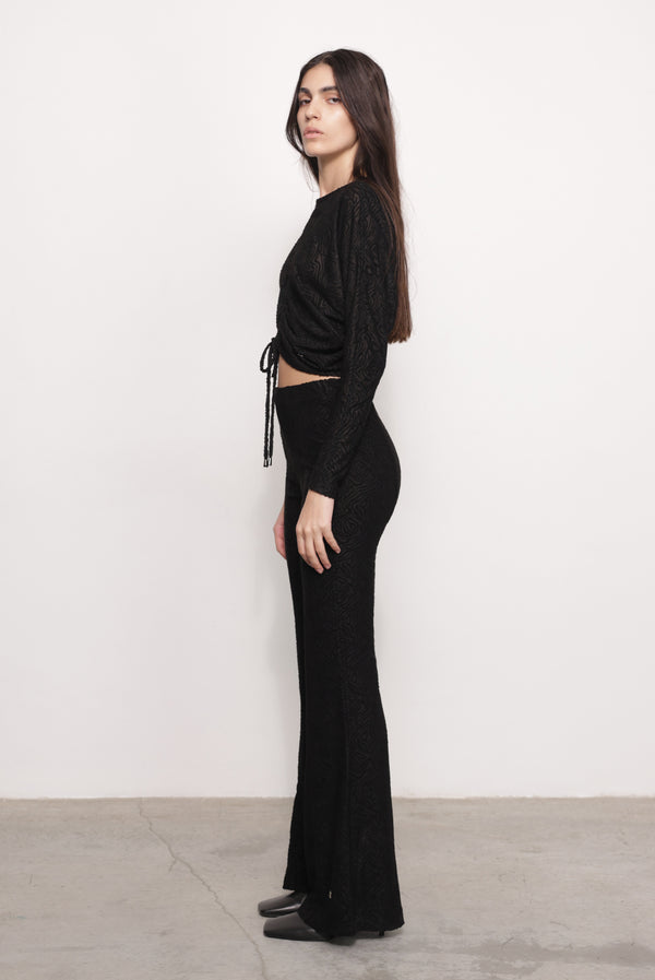 Sabina Musáyev OWEN PANTS PRE FALL WINTER 25/26 BLACK