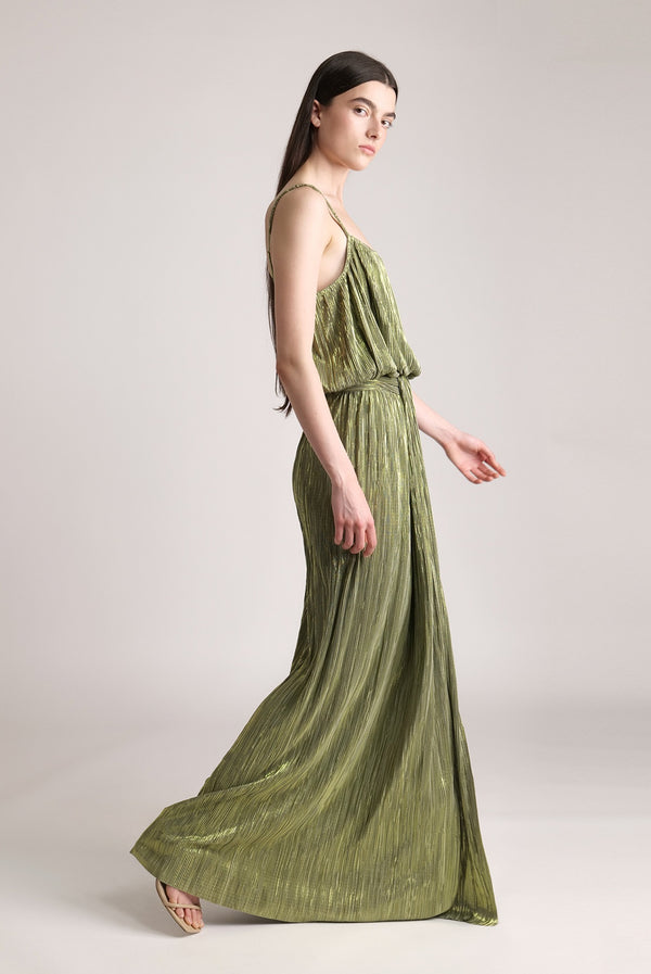 Sabina Musáyev RENANA SKIRT EVENING WEAR OLIVE GREEN