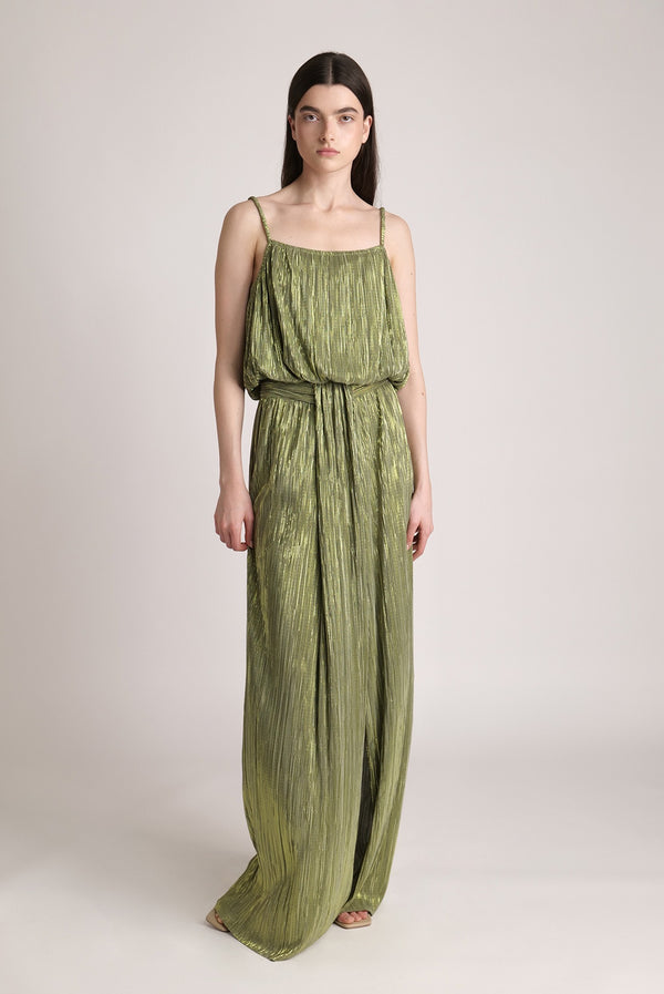 Sabina Musáyev RENANA SKIRT EVENING WEAR OLIVE GREEN