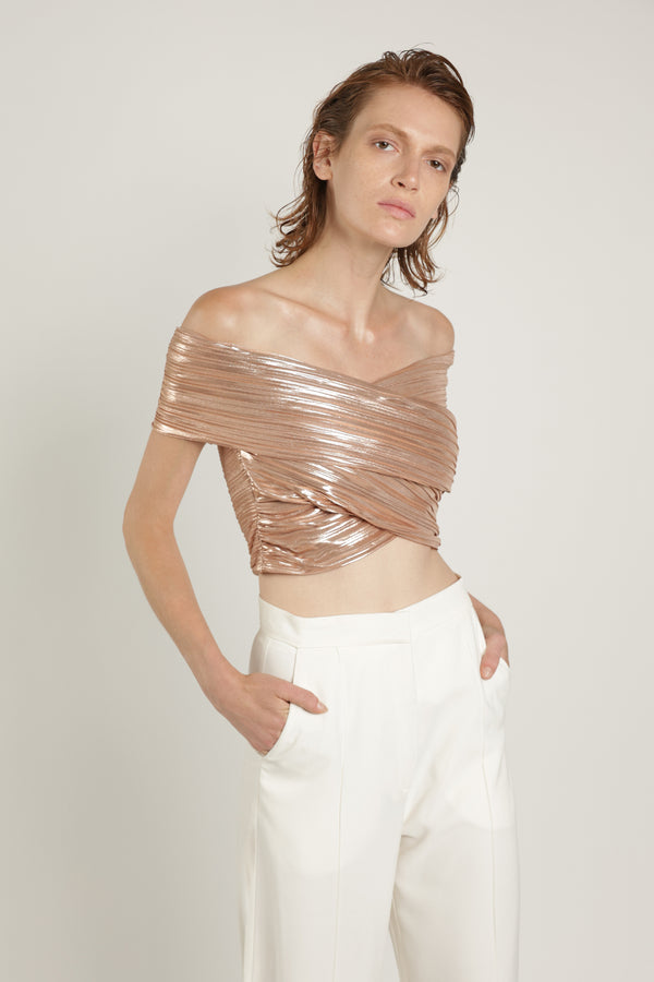 sabina musáyev REYNA TOP SUMMER SALE 50% OFF ROSE GOLD
