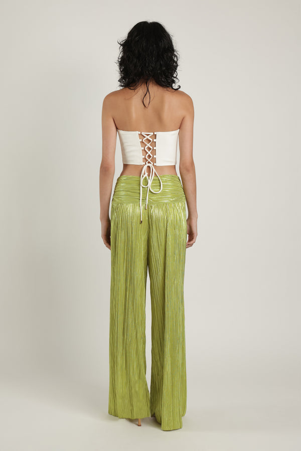 Sabina Musáyev RIAN PANTS SUMMER SALE 50% OFF LIME GREEN