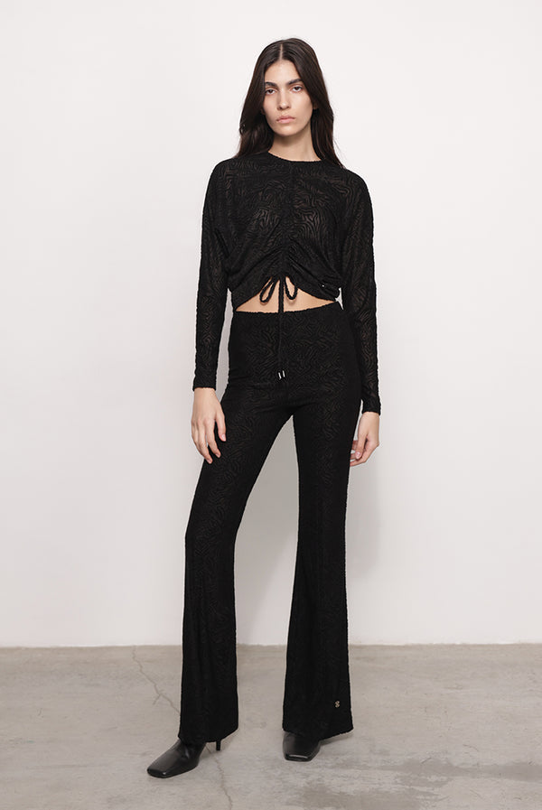 Sabina Musáyev ALARIC TOP ALL ITEMS BLACK
