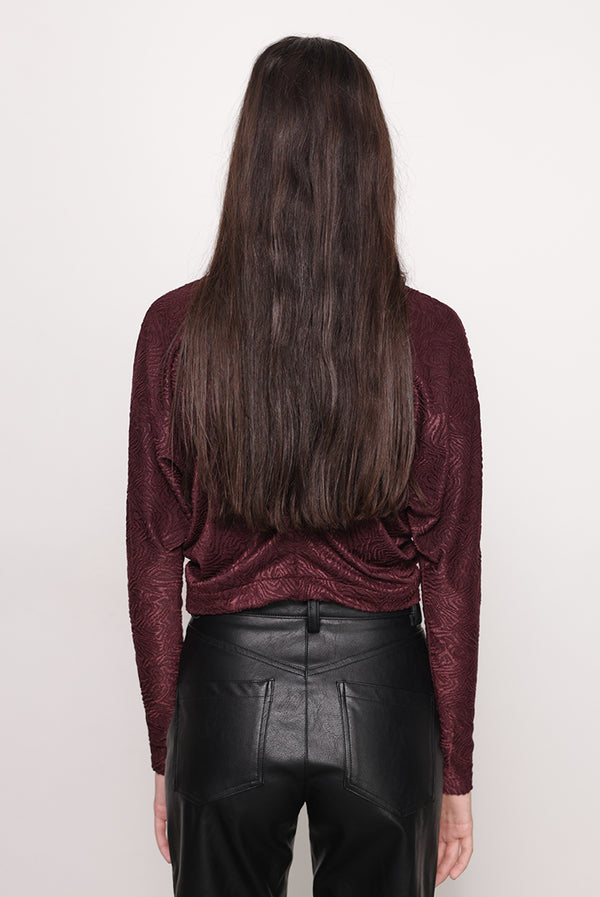 Sabina Musáyev ALARIC TOP SOFT CASUAL BORDEAUX