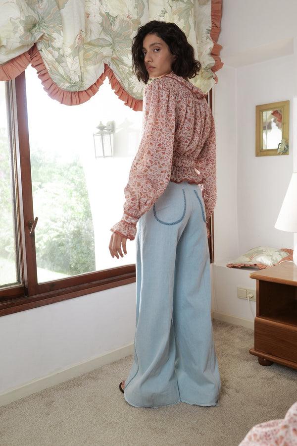 Sabina Musáyev ALDA TOP SOFT CASUAL GINGER PRINT