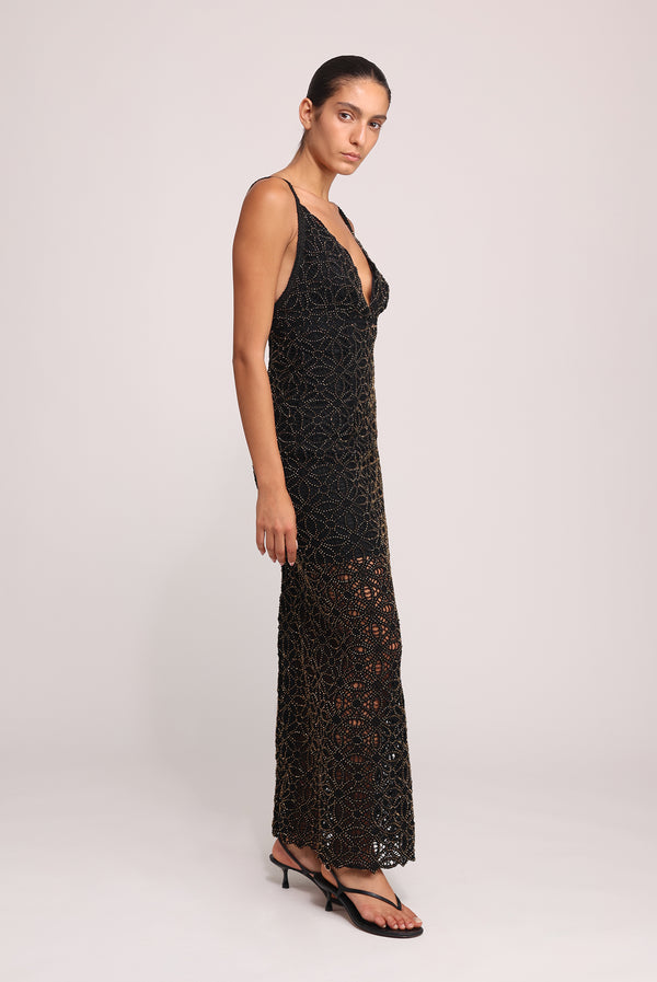 Sabina Musáyev ANET DRESS EVENING WEAR BLACK