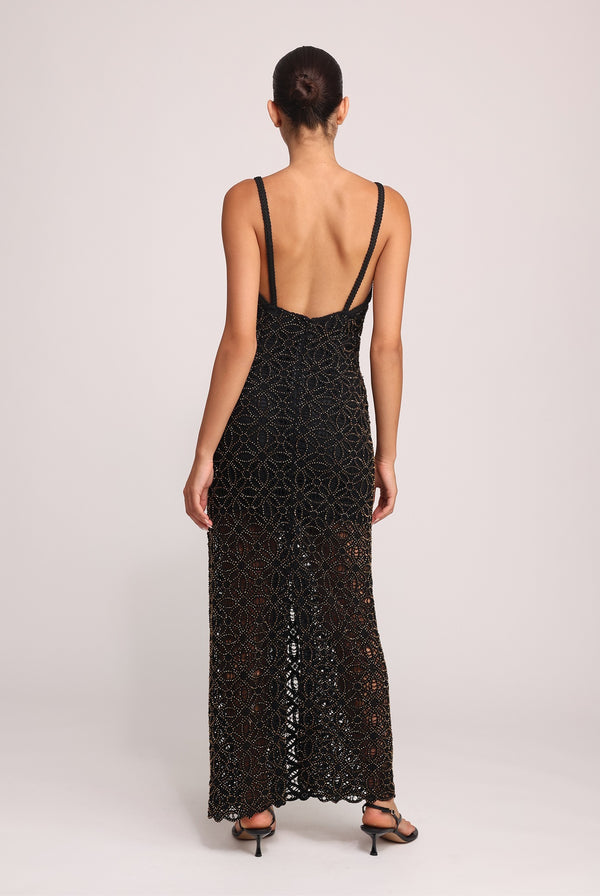 Sabina Musáyev ANET DRESS EVENING WEAR BLACK