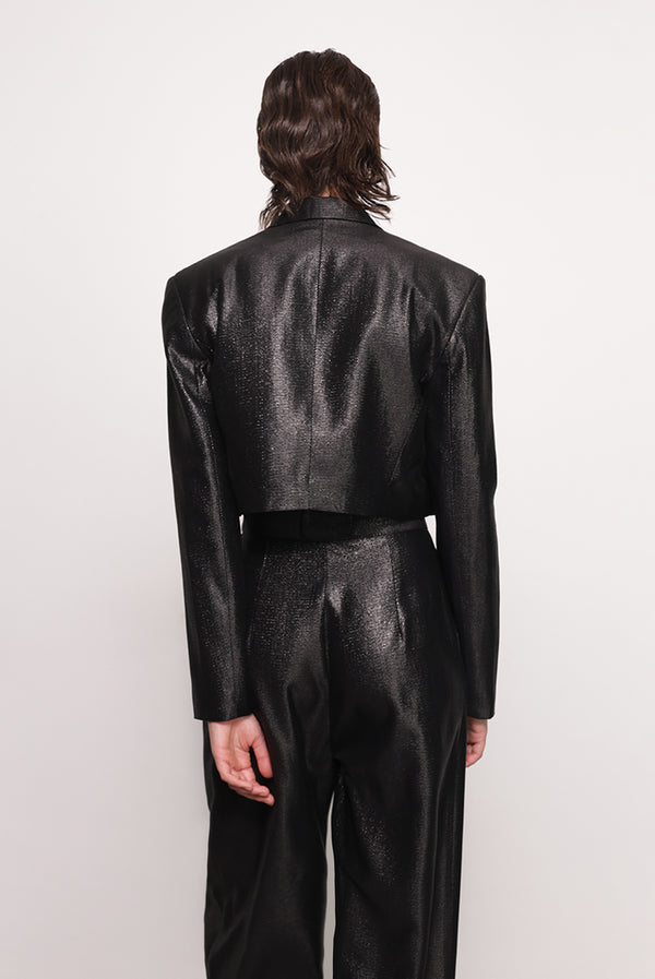 Sabina Musáyev ASH JACKET EVENING WEAR BLACK