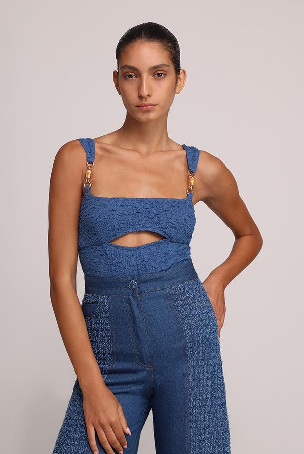 Sabina Musáyev BREADY BODYSUIT SOFT CASUAL NAVY