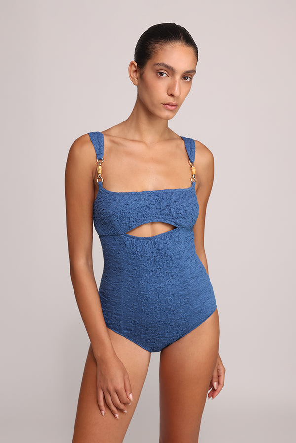 sabina musáyev BREADY BODYSUIT SOFT CASUAL NAVY