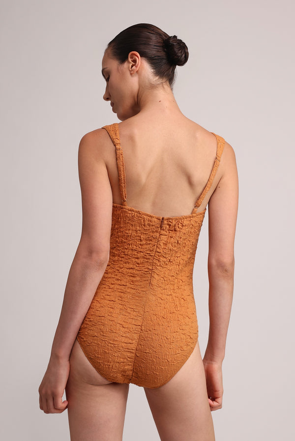 Sabina Musáyev BREADY BODYSUIT SOFT CASUAL RUST