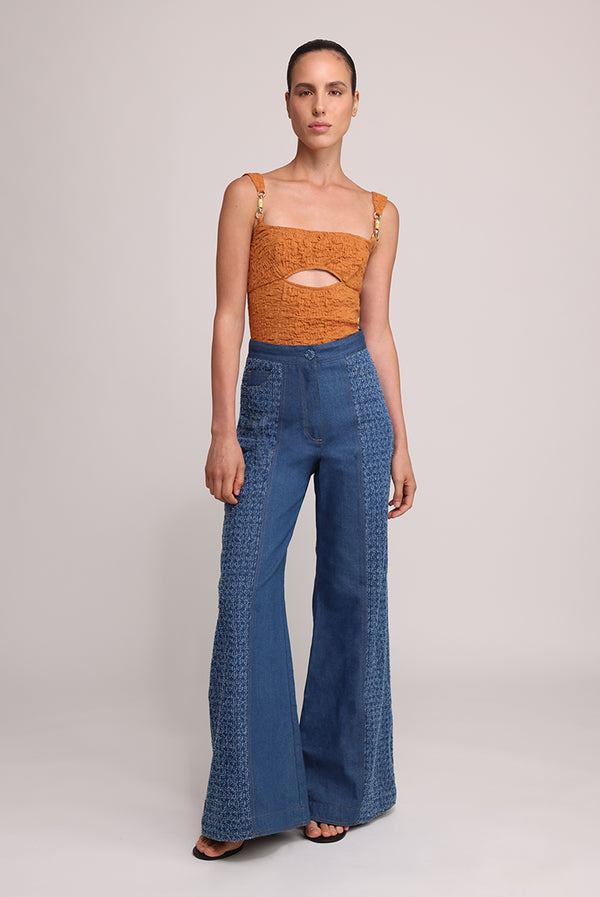 Sabina Musáyev BREADY BODYSUIT SOFT CASUAL RUST