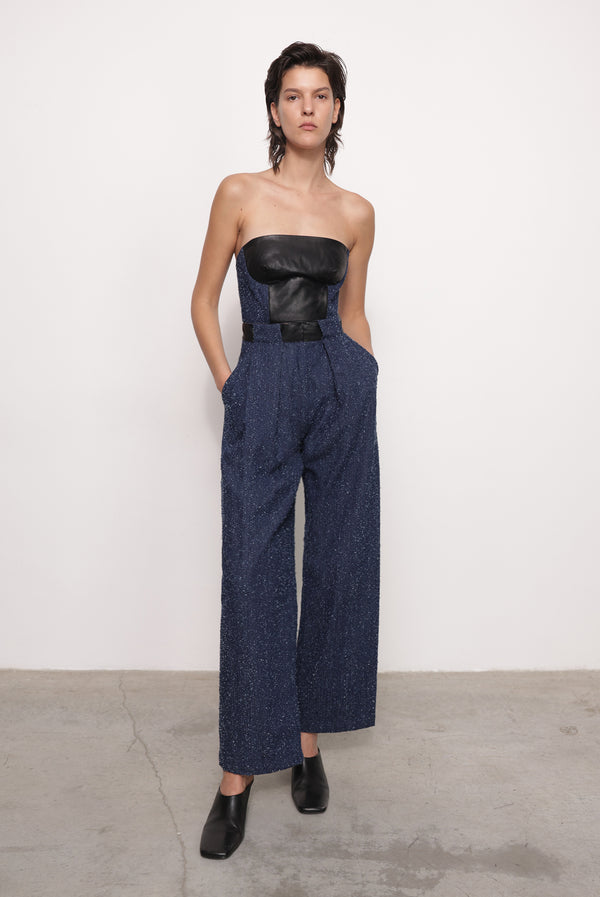 Sabina Musáyev BREE TOP ALL ITEMS DARK BLUE