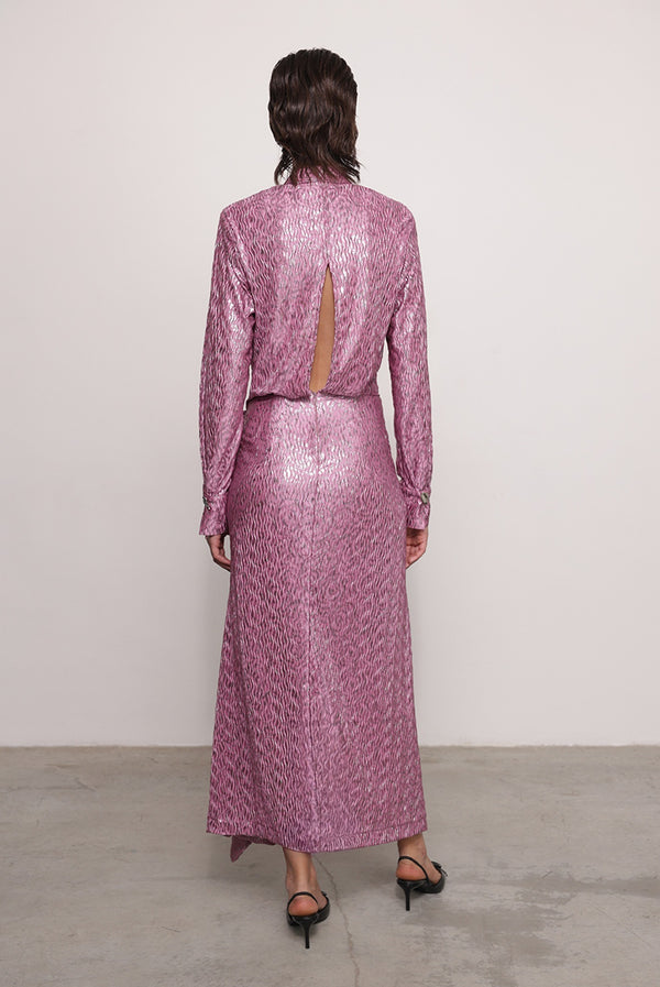 Sabina Musáyev CARLEY DRESS EVENING WEAR MAUVE