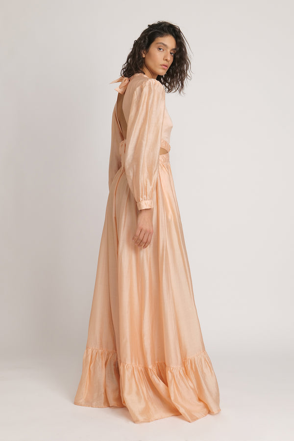 Sabina Musáyev CATA DRESS SOFT CASUAL PEARL BLUSH