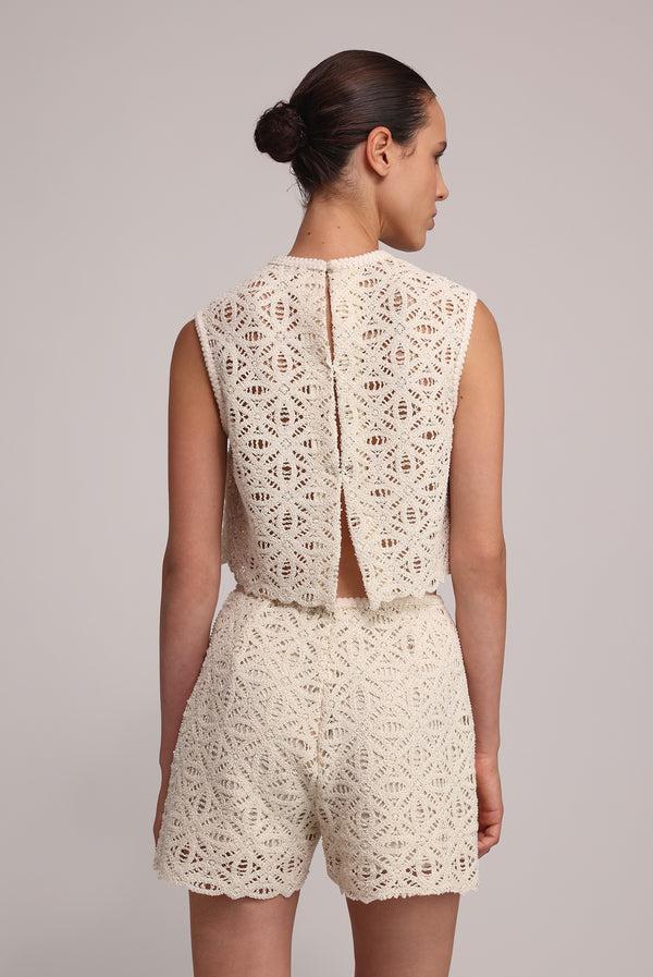 Sabina Musáyev CIELLO PANTS EVENING WEAR IVORY