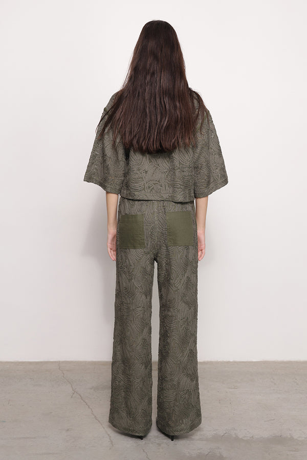 Sabina Musáyev COLMAR TOP ALL ITEMS OLIVE GREEN