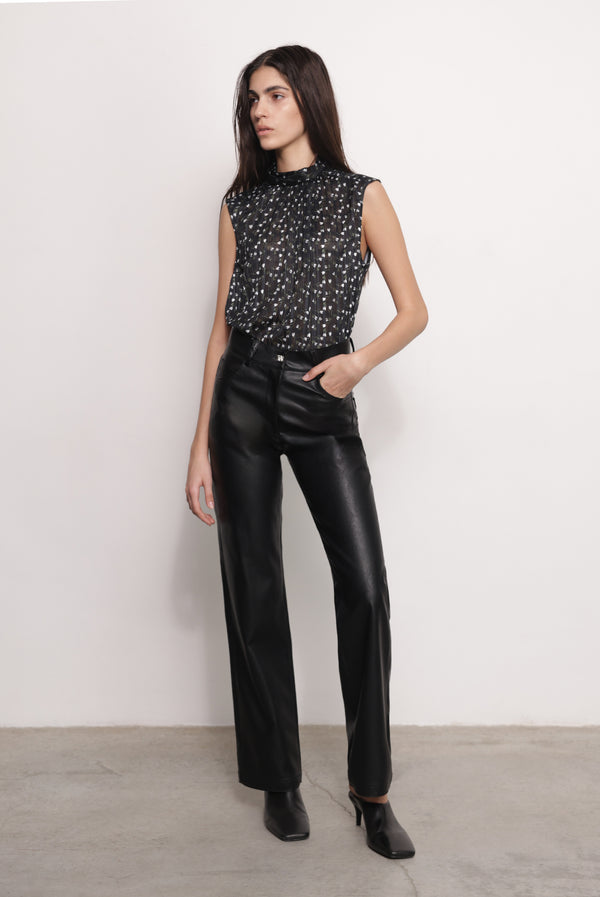 Sabina Musáyev DIN PANTS ALL ITEMS BLACK