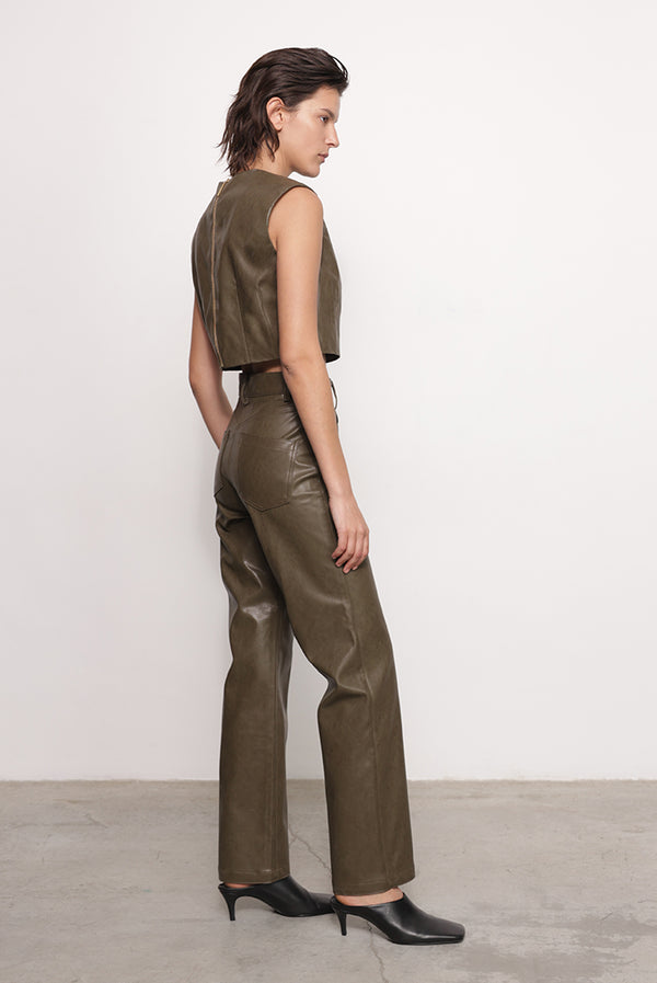 Sabina Musáyev DIN PANTS ALL ITEMS DARK KHAKI
