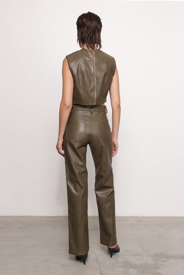 Sabina Musáyev DIN PANTS ALL ITEMS DARK KHAKI