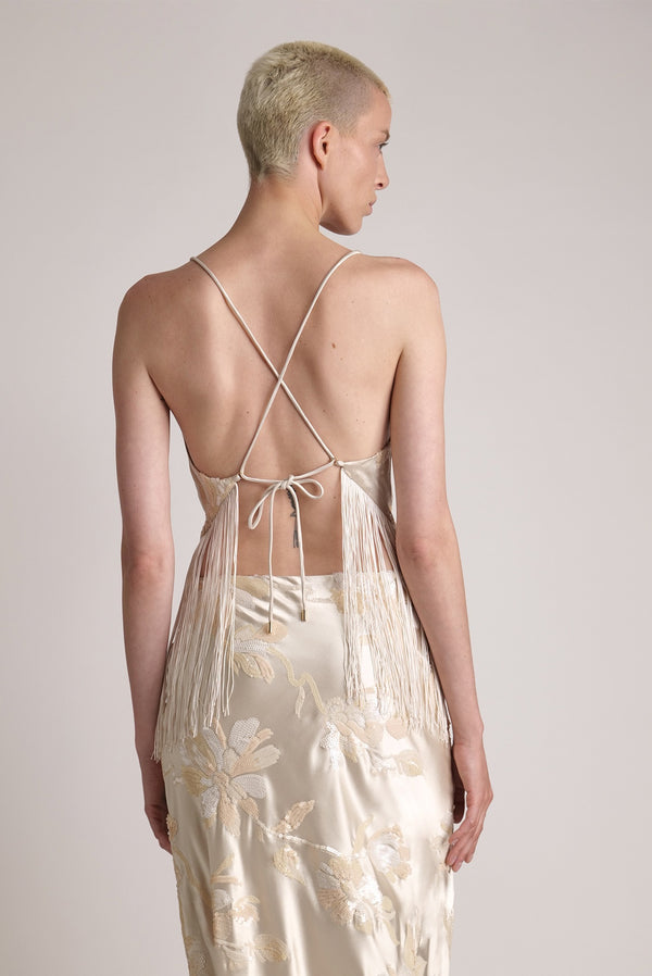 Sabina Musáyev ELYSE TOP SUMMER SALE 50% OFF IVORY