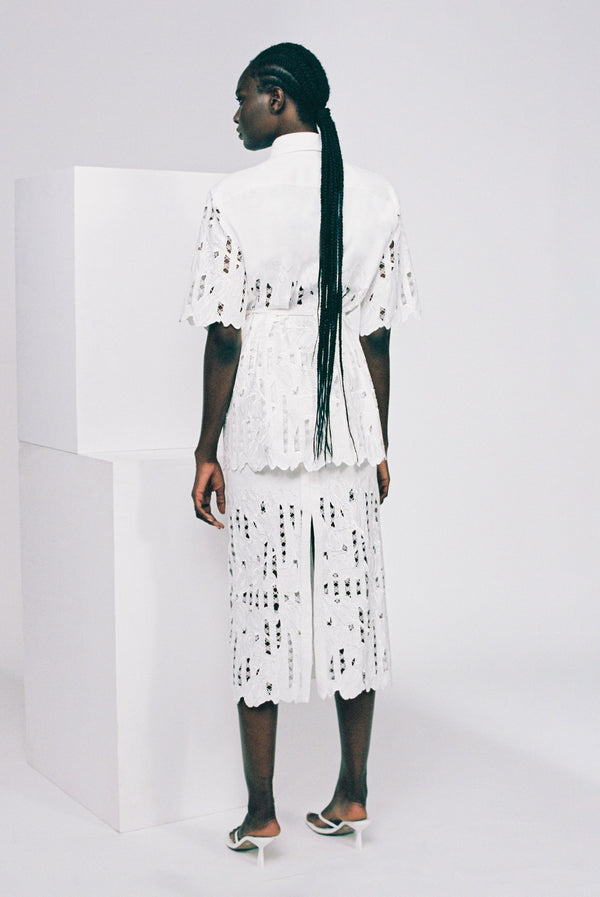 Sabina Musáyev EMILIO TOP ALL ITEMS OFF WHITE