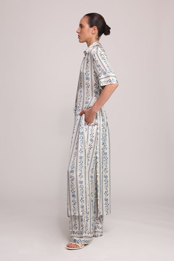 Sabina Musáyev EVENA TOP SOFT CASUAL IVORY PRINT