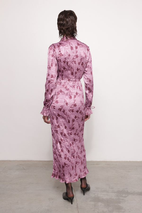 Sabina Musáyev FLORIS DRESS ALL ITEMS MAUVE PRINT
