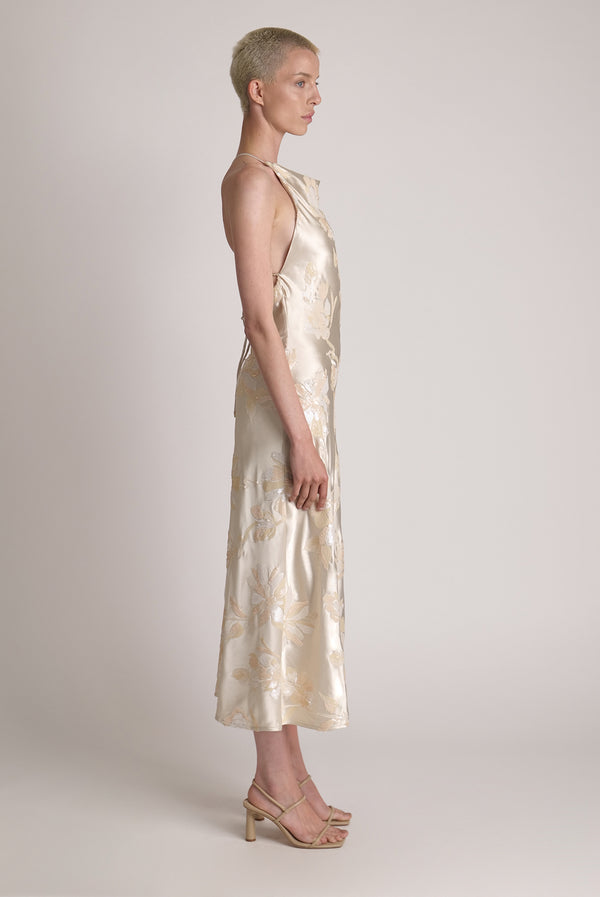 Sabina Musáyev IRA DRESS SUMMER SALE 50% OFF IVORY
