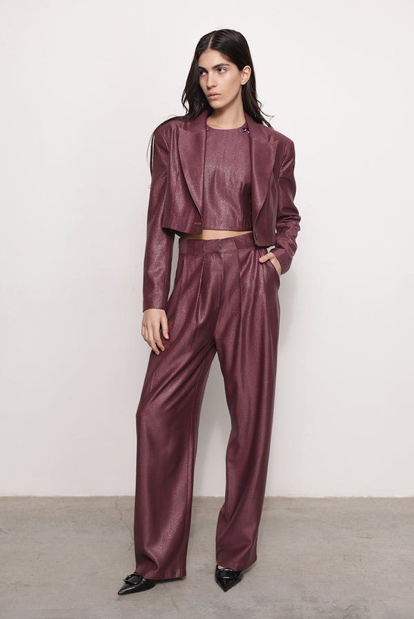 sabina musáyev JADEN PANTS EVENING WEAR CHERRY