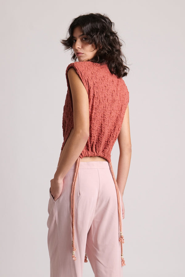 Sabina Musáyev JILL TOP SOFT CASUAL RED CLAY
